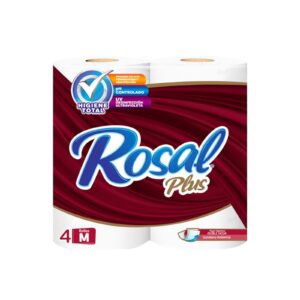 Papel higiénico Rosal Plus (4 rollos 300 hojas)