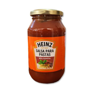 Salsa para pastas boloñesa con carne Heinz (495gr)