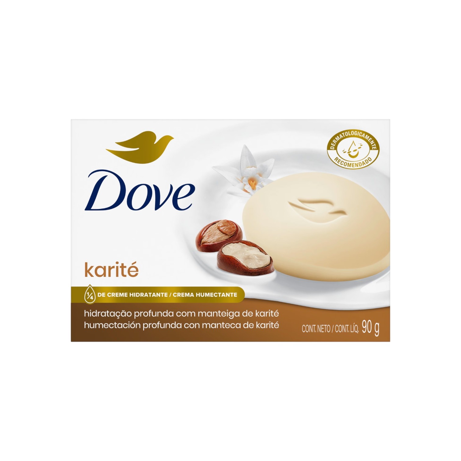 Jabón de tocador Dove Karite (90gr)