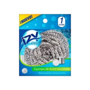 Esponja de acero inoxidabla Izy clean (unid)